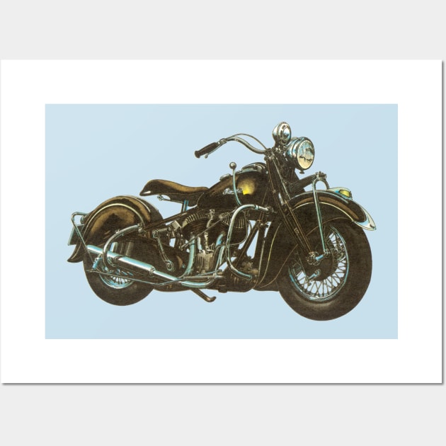 1940 INDIAN CHIEF Wall Art by lavdog